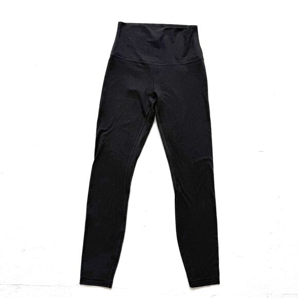 Lululemon Align Pant II 25” Black High Rise Leggings, Size 4 - Picture 1 of 6